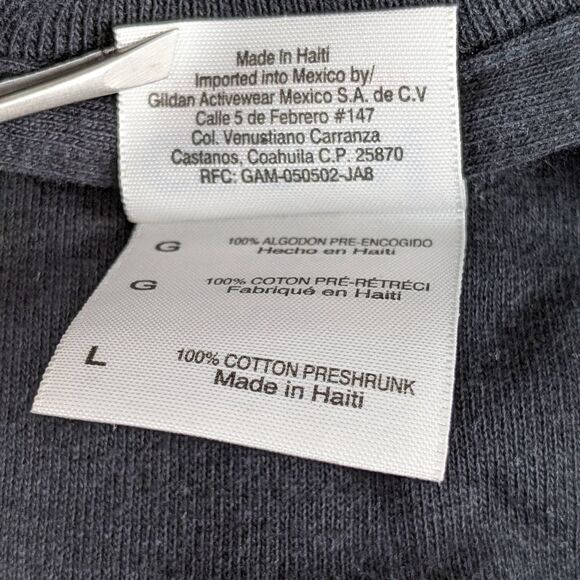 Gildan Graphic Black Tee. Never worn. - Picture 4 of 5